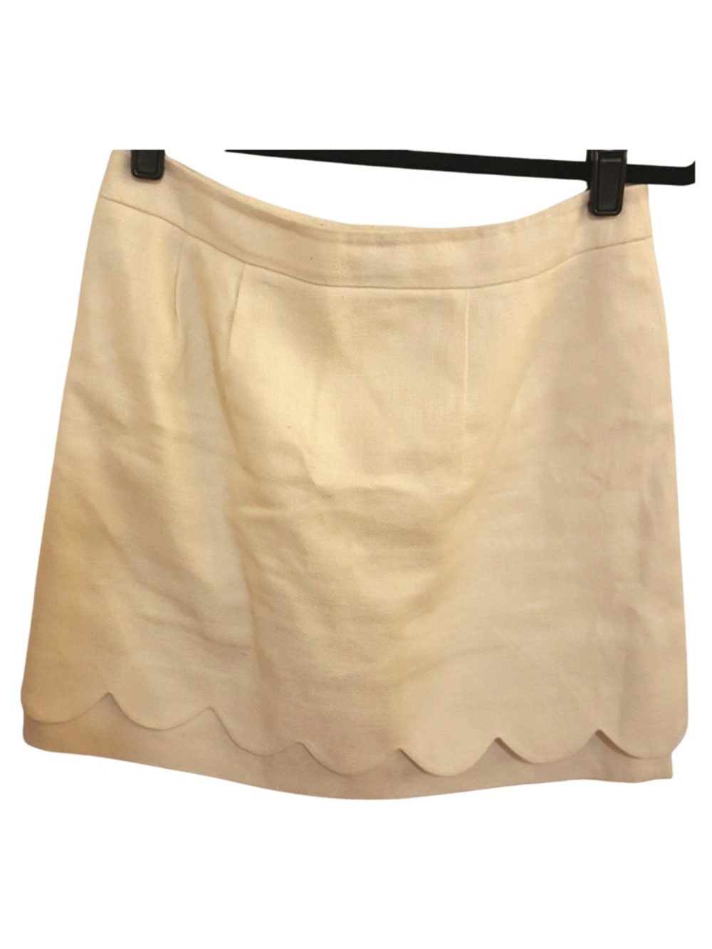 Leifsdottir Off-White Skirt with Petal Design